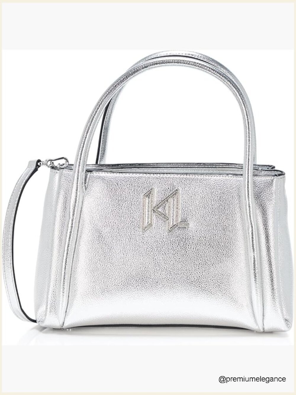 Satchel With Adjustable Strap - Faux Leather, Top Zip, Lightweight
